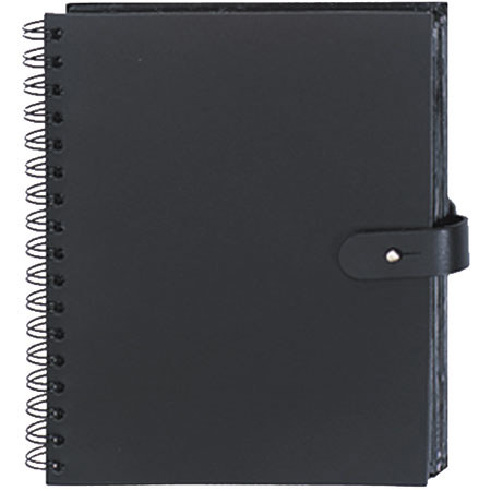 Prat Paris Pampa Spiral Album, 24-4x6in Photos, Black