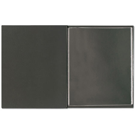 Prat Slimbook, 135, 12-11x14in Sheet Protectors, Black