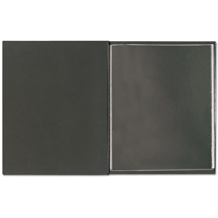 Prat Slimbook, 135, 12-5x7in Sheet Protectors, Black