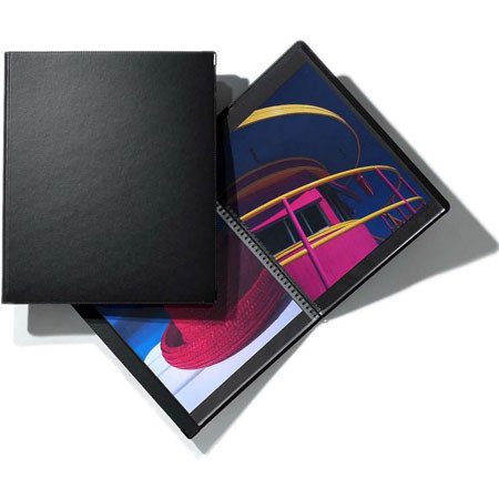 Prat Classic Book, 142, 20-11x14in Protectors, Black