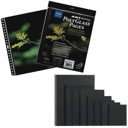 Itoya Art Profolio 8x10in Clear Pages, 10 Pages Pack