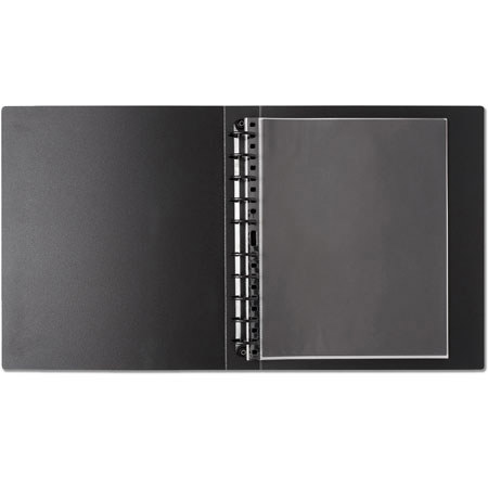 Prat Paris HB Premium Multi Ring Binder, 17x22in, Black