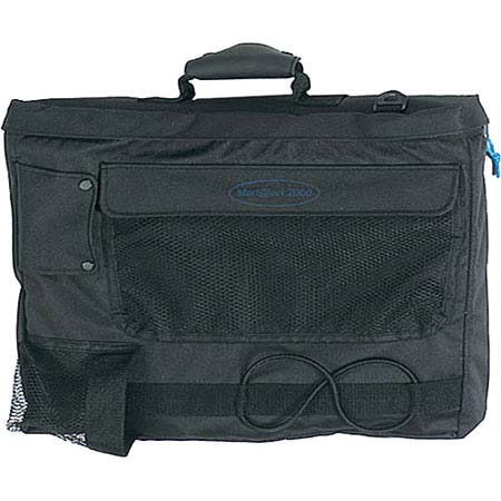 Prat Convertable Portfolio Backpack, 26x23x2.5in, Black
