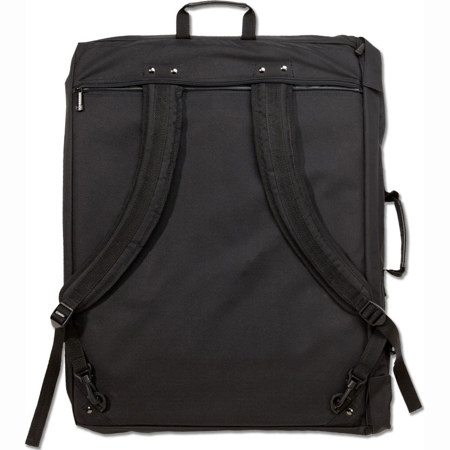 Prat Paris Prat Convertable Softside Portfolio Backpack, 27" x 24" x 2.5", Black