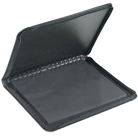 Itoya Prat Paris 11x17" Start 2 Presentation Portfolio Case with 10x Archival Sheet Protectors, Black
