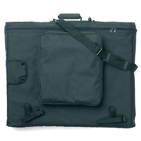 Prat SF3 Softside Zippered Portfolio, 26x20x3in, Black