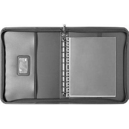 Prat Paris Start Premium Polypropylene Presentation Case, Zippered Multi-ring Binder with Ten 17x14" Archival Sheet Protectors, Cover Color: Black.