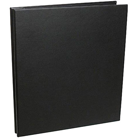 Pina Zangaro Rossano Screw Post Portfolio Book, Black, 11" x 8.5"