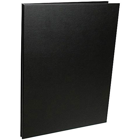 Pina Zangaro Rossano Screw Post Portfolio Book, Black, 14" x 11"