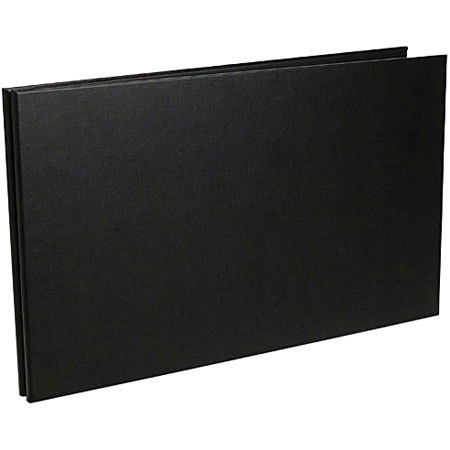 Pina Zangaro Rossano 11" x 17" Screwpost Cover Set in Landscape Format, Black.