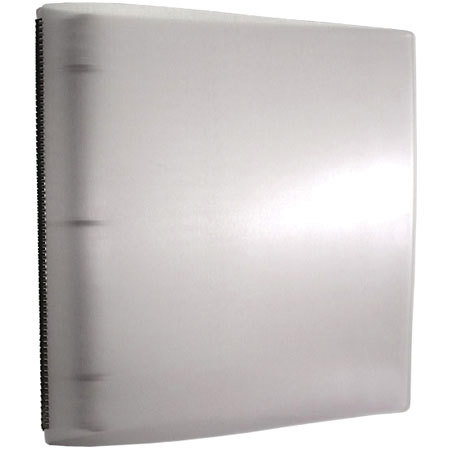 Pina Zangaro Simm 3 Ring Binder, 12" x 11.5" x 1.25", Holds 8.5x11" Pages