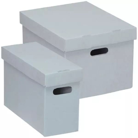 Adorama Bulk Storage Box, Blue and Gray, 5-15x6x10in