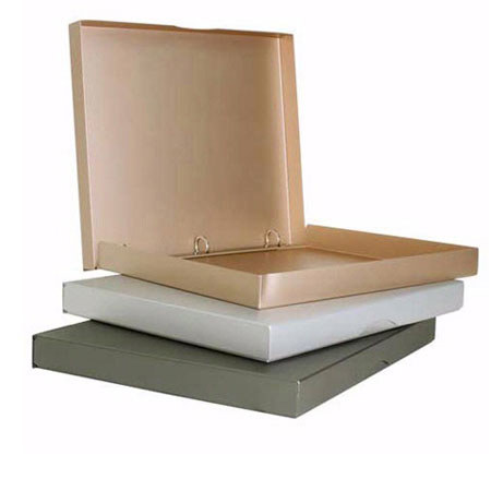 SOS Slim Clamshell 8.5x11x1in 3 Ring Binder, Copper