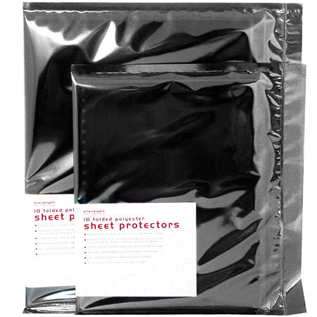 Pina Zangaro 3-Hole Polyester Sheet Protectors 11" x 8.5", Pack of 10 Sheets