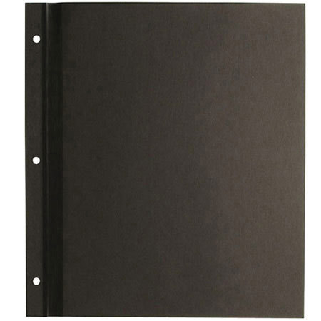 Pina Zangaro Black Flex-Hinge Mounting Pages 11" x 8.5", Pack of 10 Sheets.