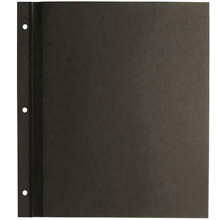 Pina Zangaro Black Flex-Hinge Mounting Pages 8.5" x 11" (Landscape), Pack of 10 Sheets