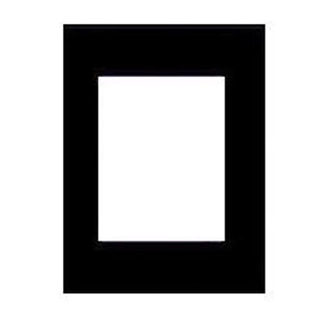 Adorama Black Trans-Mat, 11x14in Board, 1-5x7in Opening