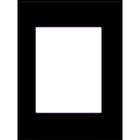 Adorama Black Trans-Mat, 11x14in Board, 1-7x9in Opening
