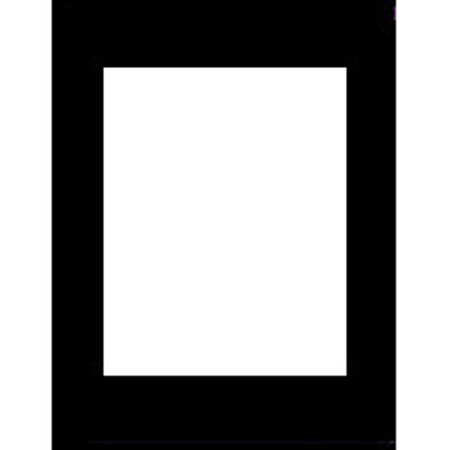 Adorama Black Trans-Mat, 11x14 Board w/1 8x10 Opening