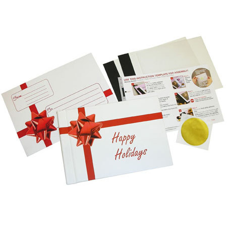Unibind 4x6in Photo Album, Christmas Gift Wrap Design