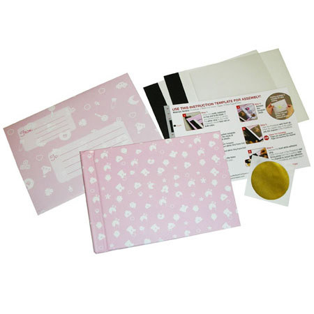 Unibind WUSMYGB04C0 4x6in, Pink with White Baby Icon