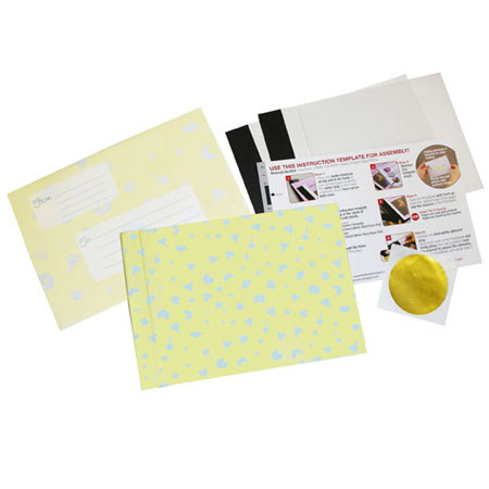 Unibind 4x6in, Yellow with Blue Baby Icon