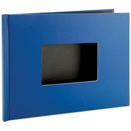 Unibind PhotoBook, 8.5x11", 3.5x5in Window, 3mm-Blue