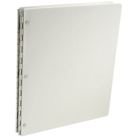 Pina Zangaro Vista, 14" x 11" Screwpost Cover, Snow White Acrylic Finish, Portrait Format.