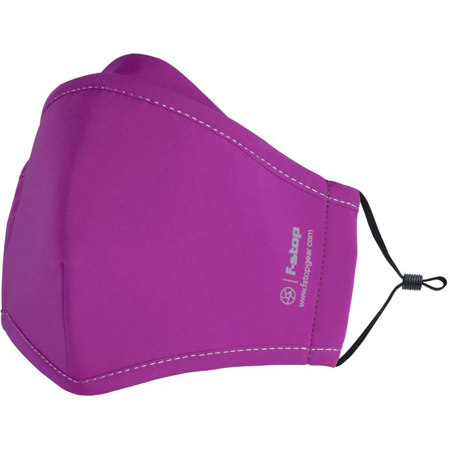 F-Stop Dyota Ag+Ion Antibacterial Washable Child Face Mask, Large, Purple
