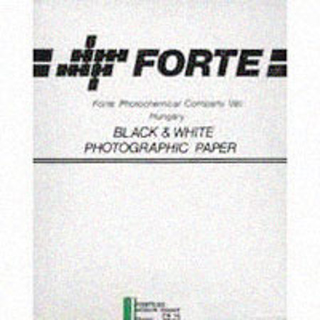 Forte Fortezo Fiber Based (FB) Doubleweight Black & White Enlarging Paper 16X20" - 10 Sheets - Glossy Surface - Grade 2