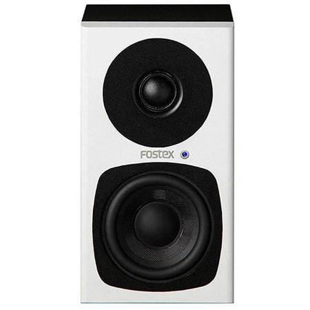 Fostex PM0.3H 3" 2-Way 30W Personal Active Speaker System, White, Pair