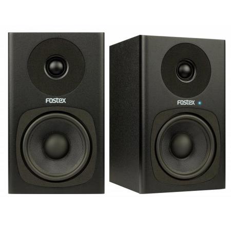 Fostex PM0.4c 2-Way Personal Active Studio Monitor with 4" Woofer, Pair, Black