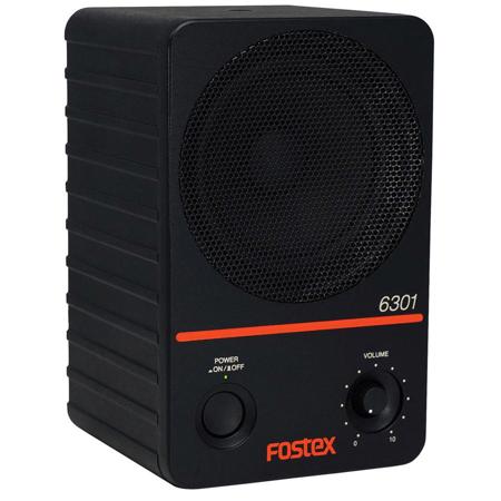 Fostex 6301NB 4" 20W Class-D Unbalanced Active Monitor Speaker, 70Hz-15kHz, Single