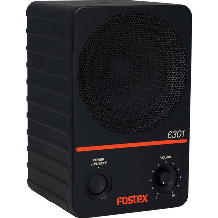 Fostex 6301NE 4" 20W D-Class Active Monitor Speaker, Single