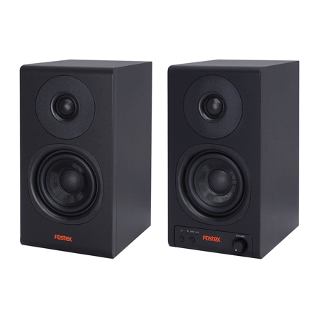 PM0.3BD 2.9" 30W 2-Way Active Bookshelf Speaker with Bluetooth and USB-DAC, Pair