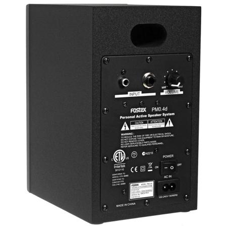 Fostex PM0.4d 4" 2-way Personal Active Speaker System, Pair, Gray