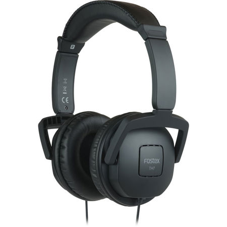 Fostex TH7 Closed-Back Dynamic Stereo Headphones, Black