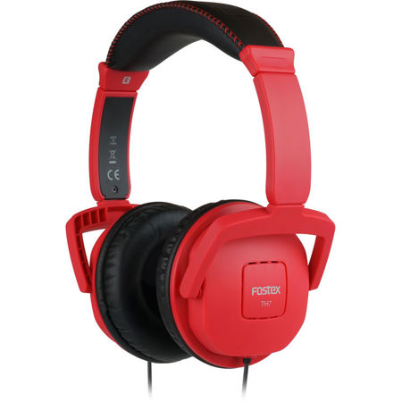 Fostex TH7 Closed-Back Dynamic Stereo Headphones, Red