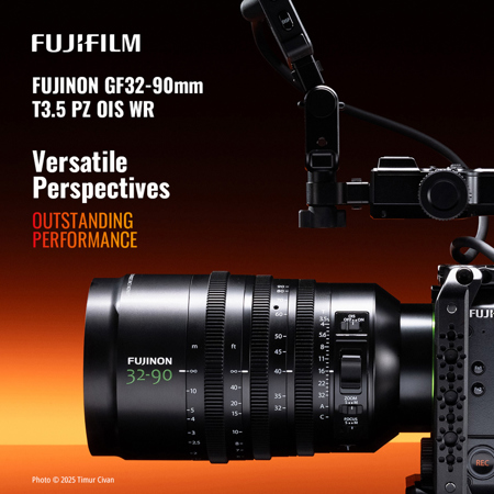 Fujifilm Fujinon GF 32-90mm T3.5 PZ OIS WR Lens, Black 16951873