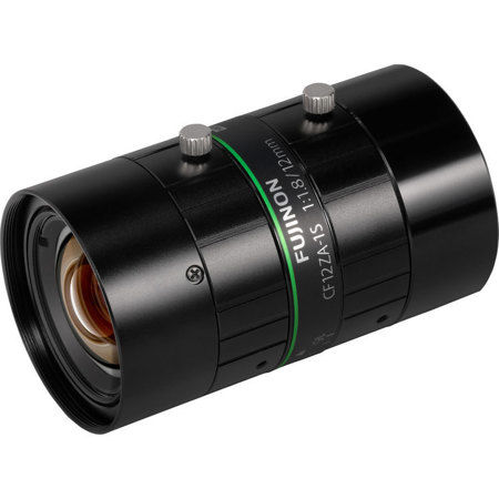 Fujinon CF12ZA-1S 1.1" 12mm f/1.8 Manual Iris C-Mount Lens,