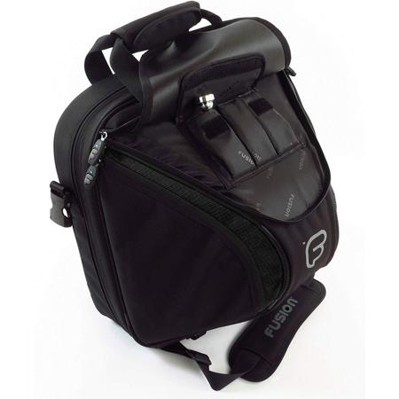 Fusion PB-17 Premium French Horn Detachable Gig Bag, Black