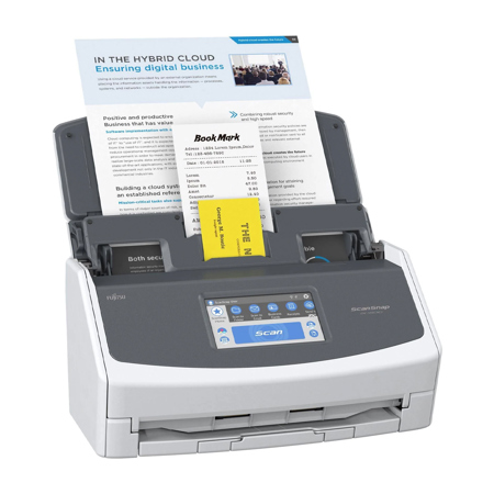 Fujitsu ScanSnap iX1600 Document Scanner, White