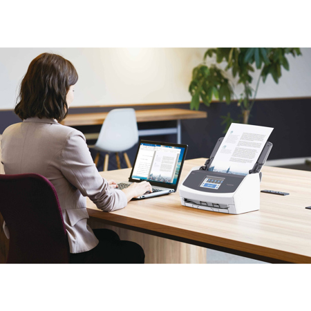 Fujitsu ScanSnap iX1600 Document Scanner, White