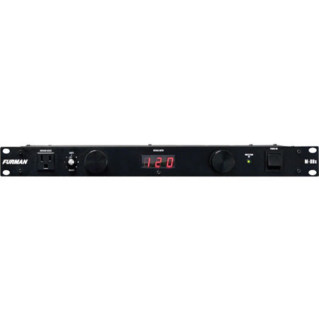 Furman Sound Merit X Series M-8Dx 15-Amp Standard Level Power Conditioner with Digital Meter, 9 Outlets, Wall Wart Spacing Indicator, Pull-out Lights