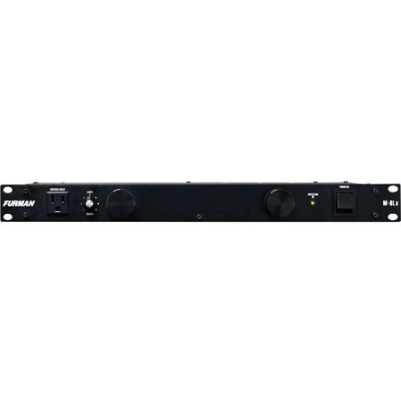 Furman Sound Merit X Series M-8Lx 15-Amp Standard Level Power Conditioner with Lights, 9 Outlets, Wall Wart Spacing Indicator, Pull-out Lights