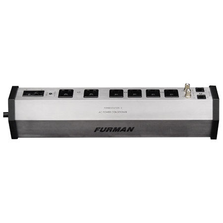 Furman Sound Power Station PST-6 Home Theater Power Conditioner & Surge Protector, 6 Outlets, 1 Coax Pair & Phone Line Protection