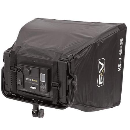 F&V KS-3 Softbox & Intensifier with Grid for Half Panel LED Lights