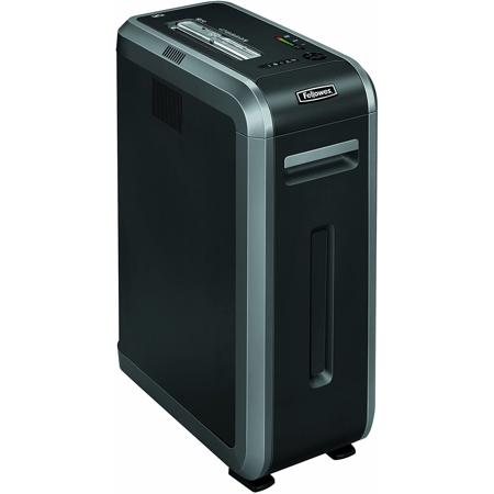 Fellowes Powershred 125i Strip Cut Shredder, Black/Silver