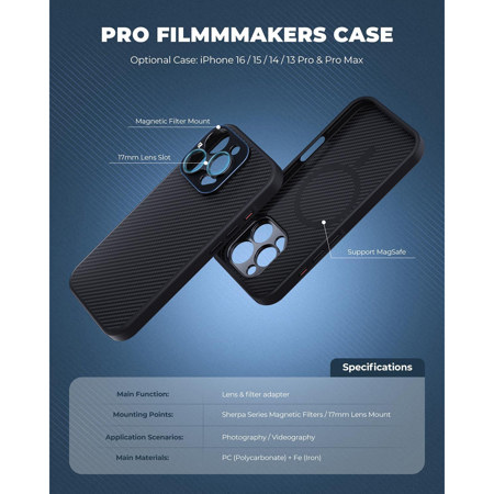 Freewell Pro Filmmaker Case for iPhone 16 Pro FW-17-IP16PROK