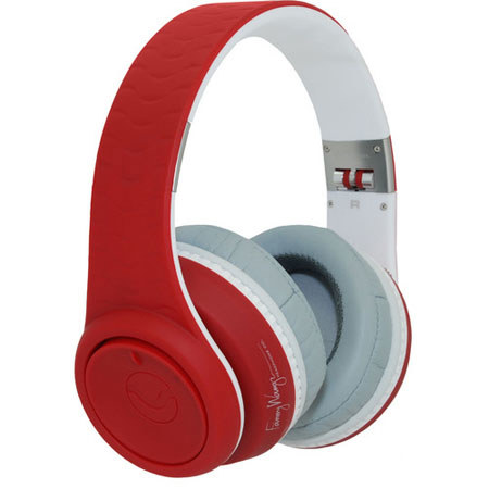 Fanny Wang 2000 Series Over Ear DJ Headphones, Red/White